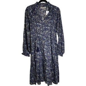 Roller Rabbit Navy Garden Forest Janni Dress NWT Size: X-Small